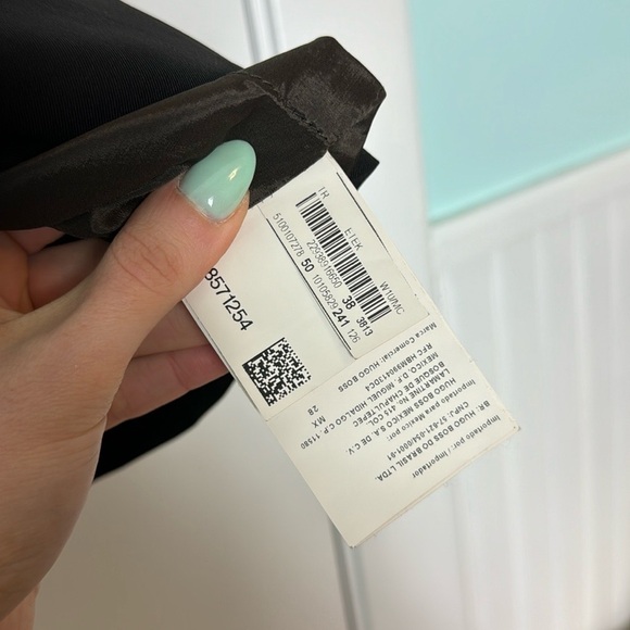 Boss Hugo Boss Verleena Black Wool Pencil Skirt Size 6 - Picture 4 of 11